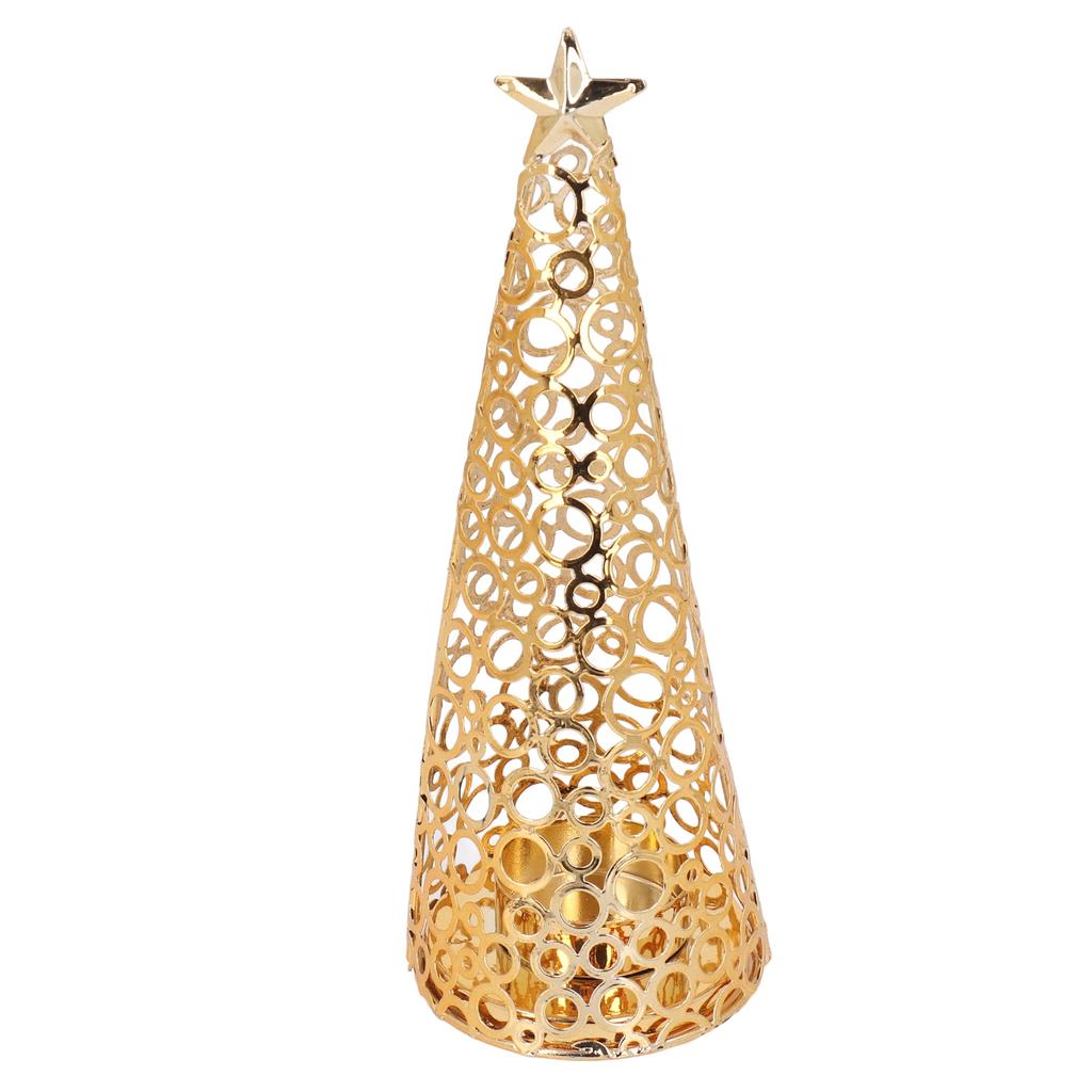 Κηροπήγιο Κράμα Αλουμινίου Εξαιρετικό Κηροπήγιο Χριστουγεννιάτικου Δέντρου Διακόσμηση Σπιτιού Χρυσό