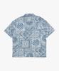 Nainneoscheu Smoke Paisley Open Collar Shirt_Blue