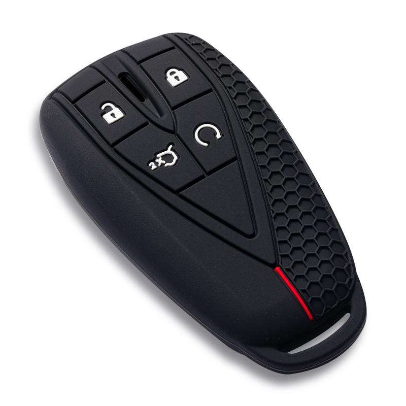 Key Fob Case Silicone Auto Smart Cover Key Ring Fit For Changan Cs35 Plus Cs55 Plus Cs75 Plus Eado Uni-T Uni K Oushang X5 X7 Ev