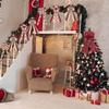 Christmas Outdoor Parties Bowknot Durable Bowknot Ornament Decorative Ribbon for Christmas Tree and Holiday Event