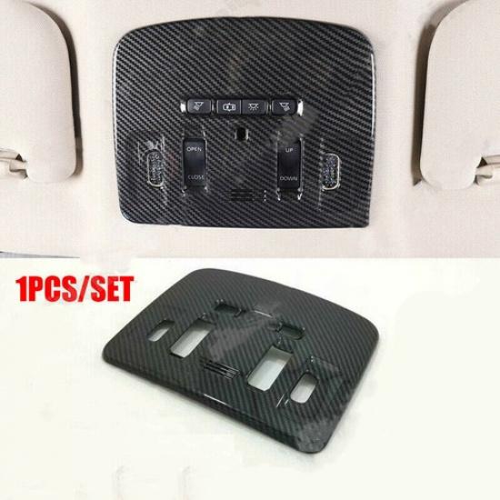 For Toyota Camry 2018- Carbon Fiber Style Car Front Reading Light Cover Trim