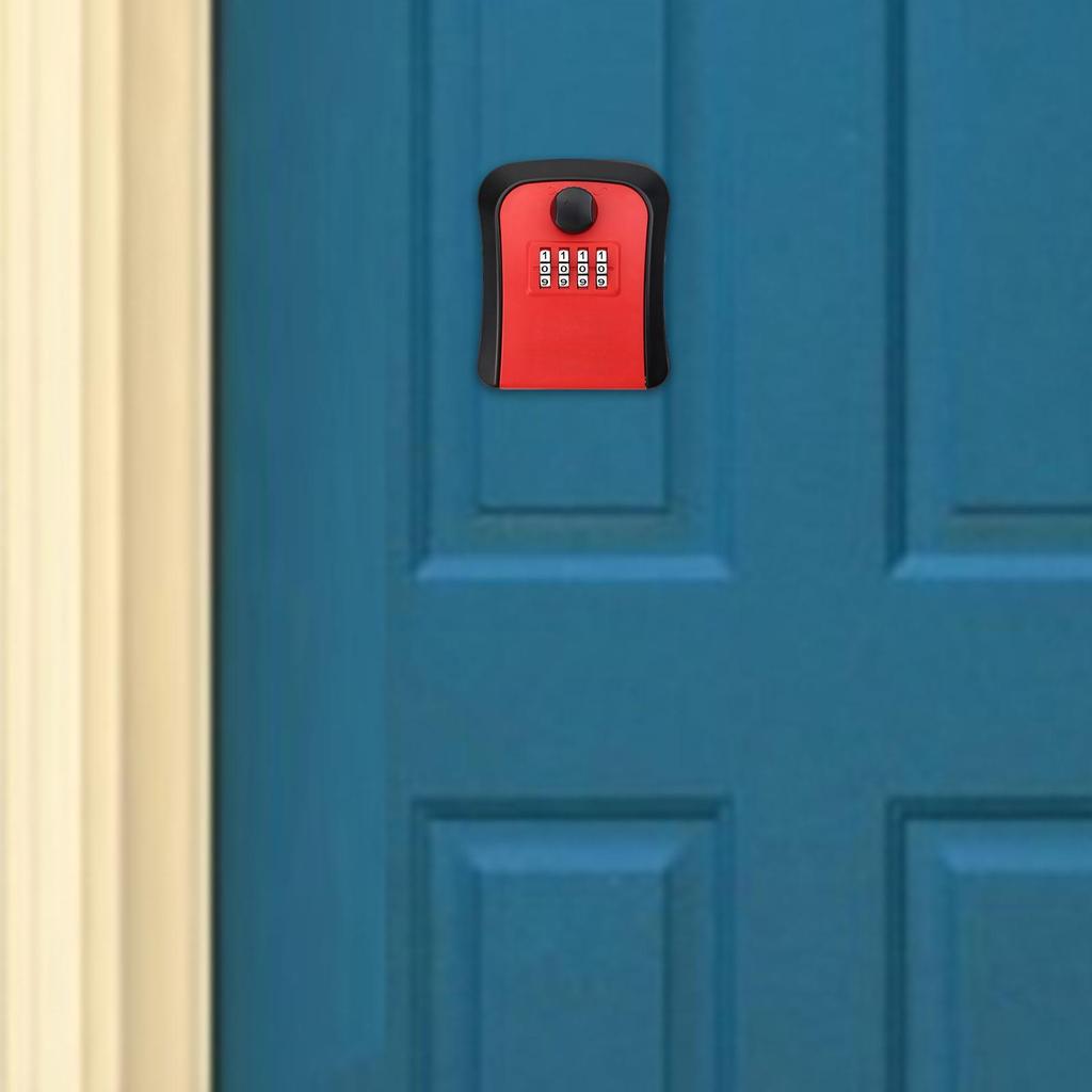 Portable Key Storage Lock Box Password Key Storage Case Combination Lock Box 4