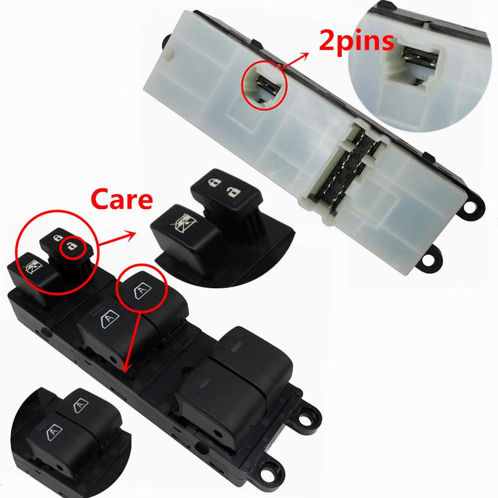 Neu Für Nissan Pathfinder 2007-2012 Elektrischer Hauptfensterheber Schalterknopf Autozubehör 25401-ZL10A