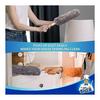 MR.SIGA Lint-Free Dust Remover Bamboo Handle Replaceable Head Washable Microfiber Duster for Home Cleaning