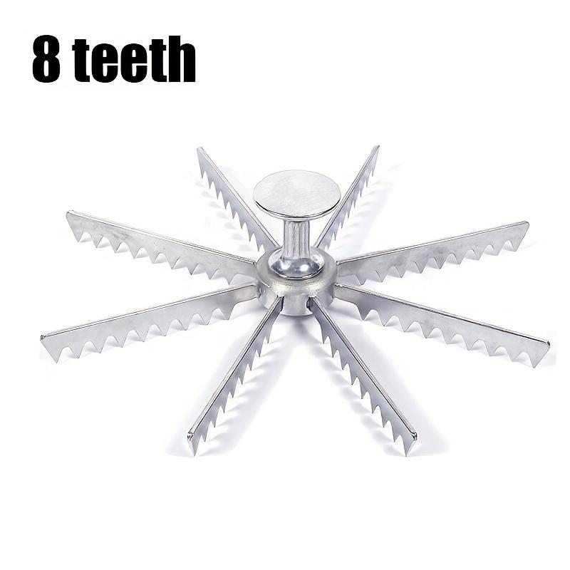 Even Slice Pastry Divider Stainless Steel Pizza Pie Marker 6 7 8 Teeth Options Baking Gadget for Home Kitchen Dessert Cutting
