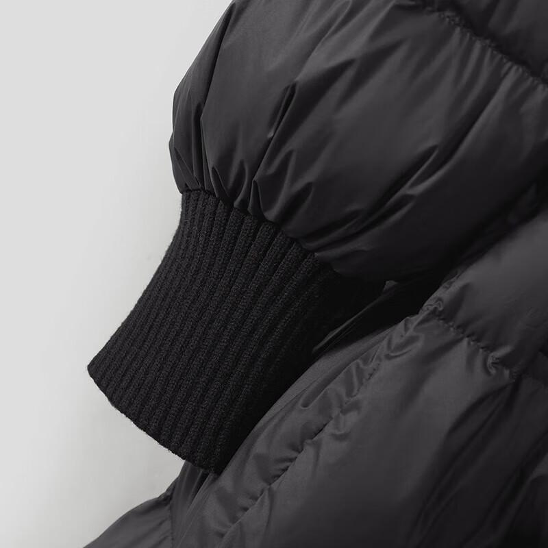 Dames 90% Dons Lange Revers Winterjas