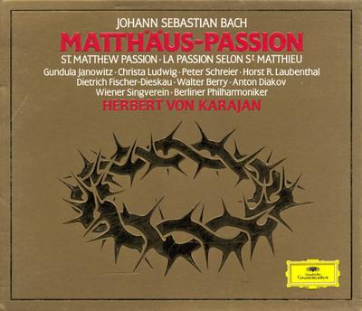CD BERLIN STATE BOYS' CHOIR, DIETRICH  - St. Matthew's Passion  4197892 Deutsche Grammo Japan Classical Used