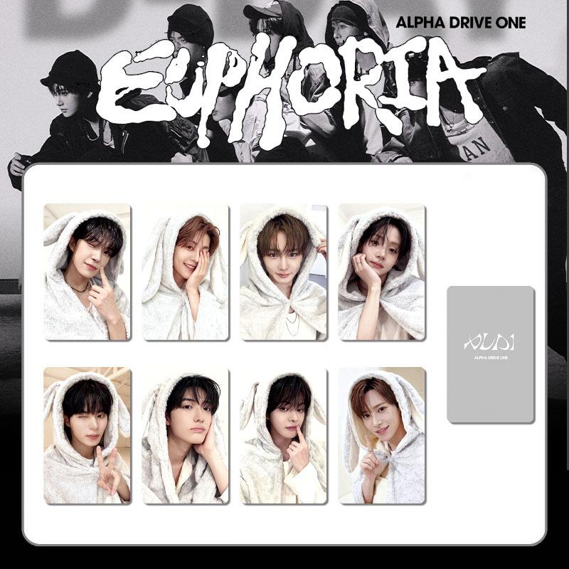 ALPHA DRIVE ONE EUPHORIA Album Card Pajama Card Lee Sangwon Anxin Xinlong Geonwoo Jiahao Lee Leo Sanghyeon ALD1 Fans Collection (as the picture,5.4x8.6cm)