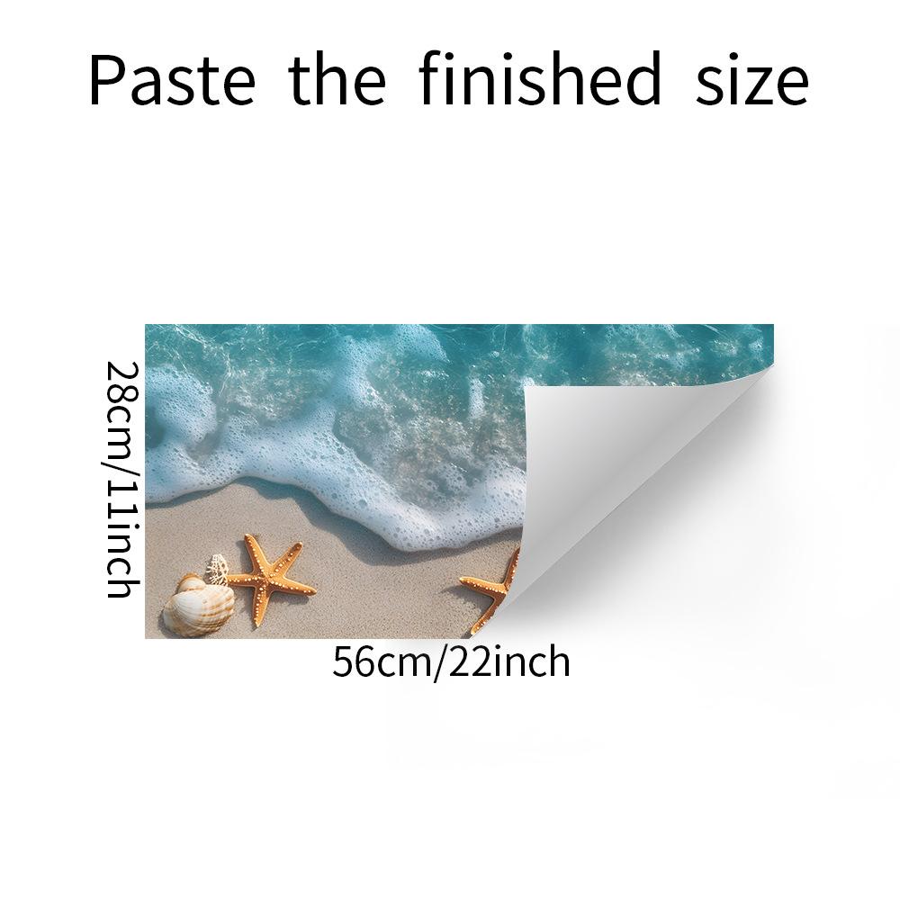 

Большая Морская Ракушка Пляж Гостиная Спальня Потолок Украшение Дома Наклейки на Стену