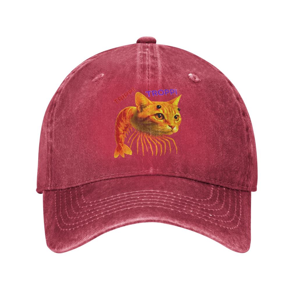 Trippi Troppi Cat Casual Baseball Cap Spring Trucker Hat Sunscreen Outdoor Sports Hip Hop Hats Female Male Baseball Caps