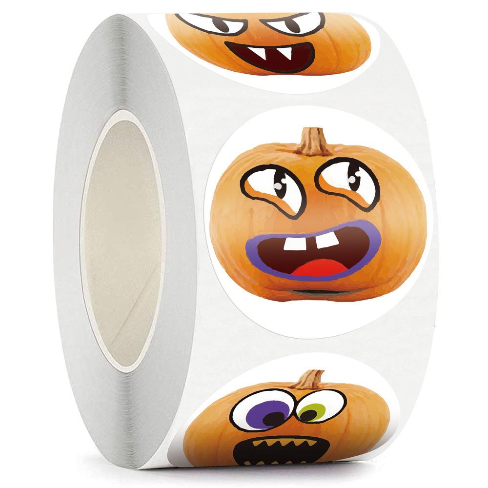 100-500Pcshalloween Premium-Quality Pumpkin Premium-Quality Ghost Round Premium-Quality Handmade Superior-Grade Packaging Top-Grade Sealing