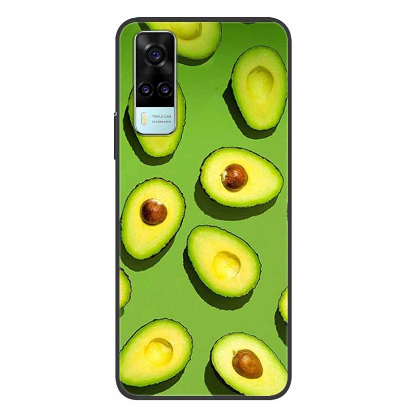For Vivo Y53s 4G Case Animals Soft Silicone TPU Phone Back Cover Case for Vivo Y31 2021 Funda for Vivo Y53 s Y 31 Luxury Coque