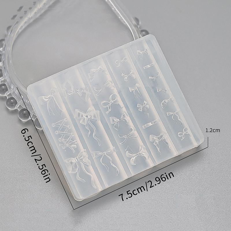 Nail Silicone Molds Stamp Reusable Nail Charms Nail Tools Stereoscopic Decoration Accessories Relief Butterfly Decal