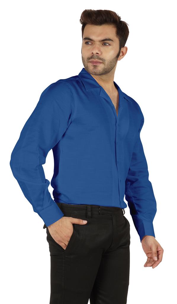 BestMan Solide Langarm-Baumwollhemden für Herren, formelle Button-Down-Shirts, reguläre Passform