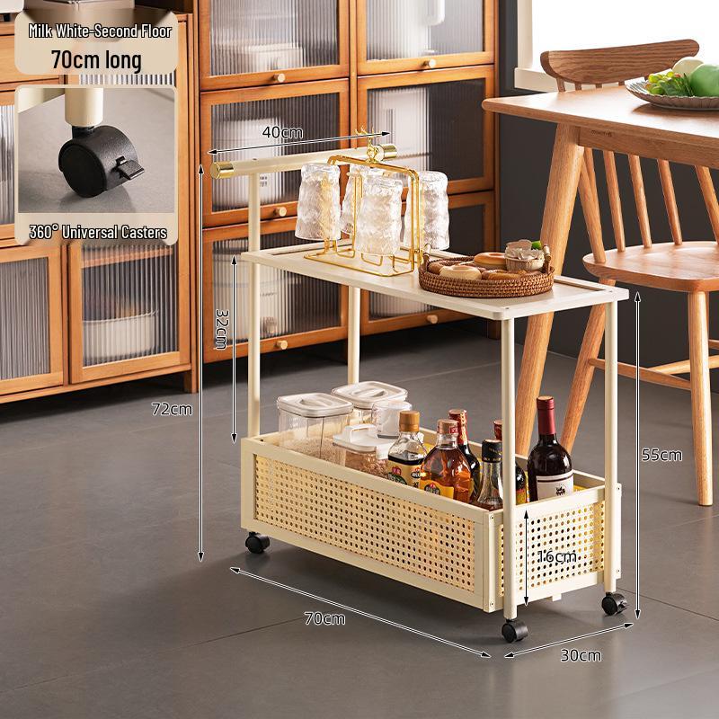 Multifunctional Tiered Kitchen Countertop Spice and Utensil Organizer Shelf