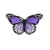 10 ks/sada Nálepky nášivky na šití oblečení ve tvaru motýla Aplikace Dekorace oblečení