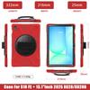 For Samsung Galaxy Tab S10 FE+ SM-X620/ SM-X626B Case Rotary Kickstand PC+Silicone Hand Strap Tablet Cover