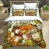 3D Printing Cartoon Lovely Hamtaro Bedding Set Duvet Cover Pillow Set Birthday Gift Boys Quilt Cover Bedding Home Textiles
