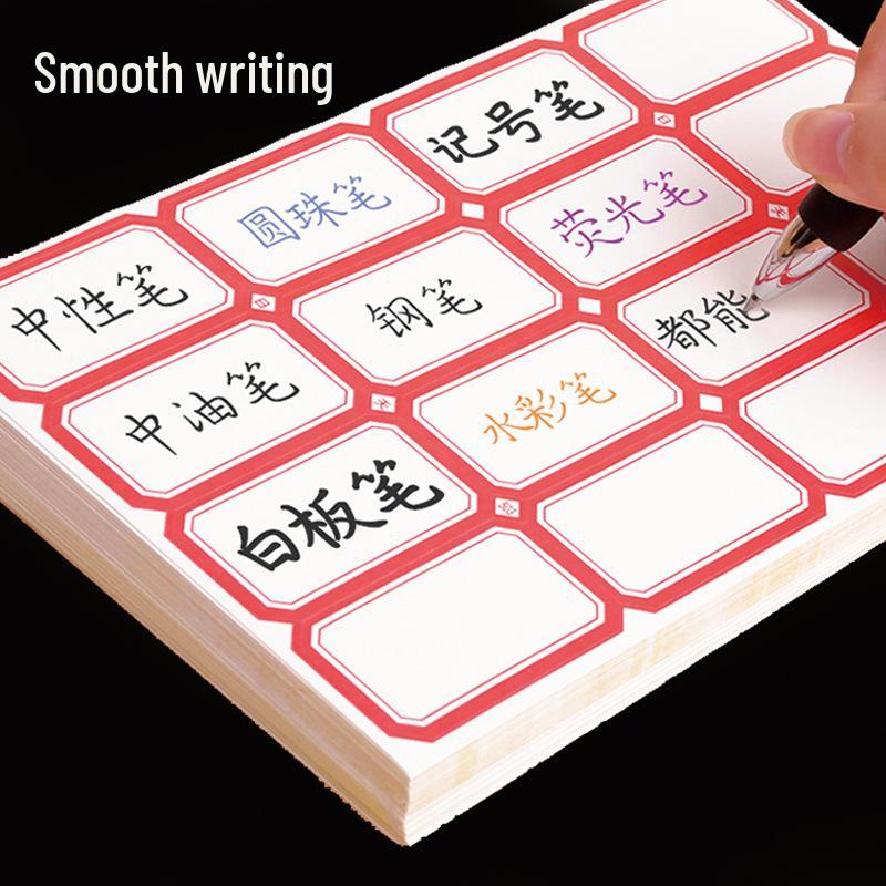 Vodotěsné, Ručně psací, Samolepicí jmenovky a klasifikační štítky