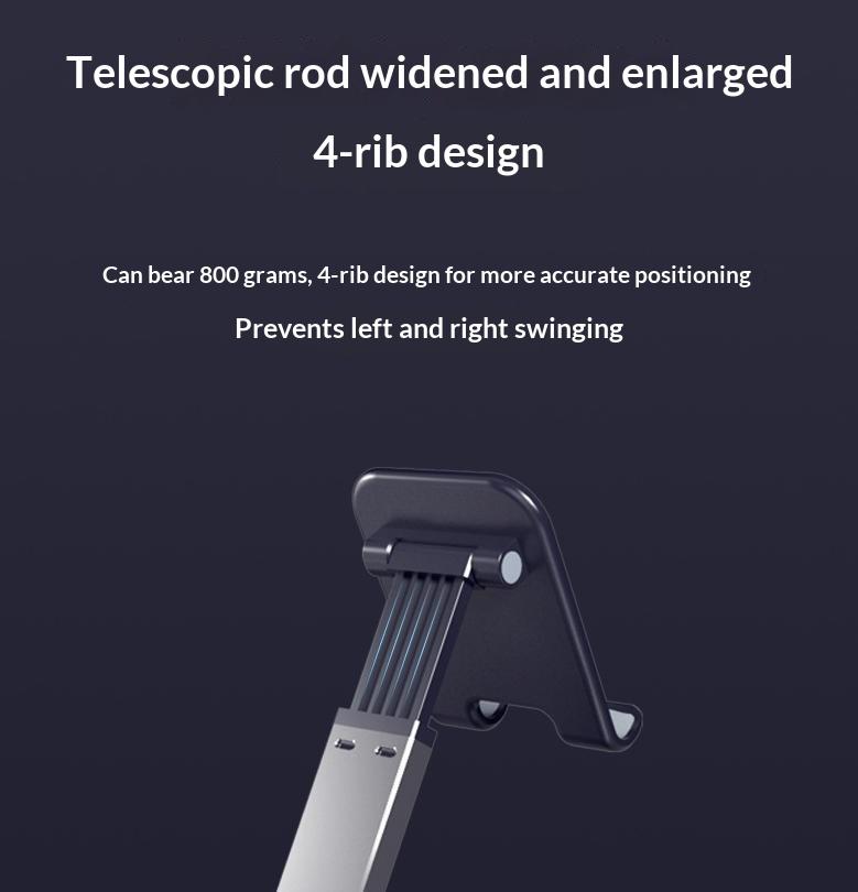 Foldable Abs Desktop Mobile Phone Stand For Smartphone Support Tablet Desk Cell Phone Portable Scalable Holder Bracket