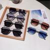 New European and American metal frame double beam retro sunglasses men's street fashion trend sunglasses