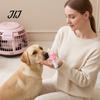 Interactive Pet Training Tool Dog Tug Toy, Rubber Ball Chew Toy with Fabric Strips, Macaron Color Puppy Toys Teeth Cleaning for Small Dogs Dental