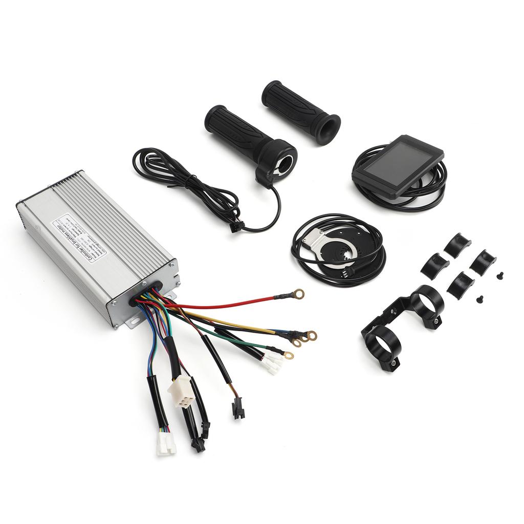 36V 48V 1000W Electric Bike Controller Kit 30A Sine Wave Controller LCD8H Panel 10B Power Magnetic Point 20X Full