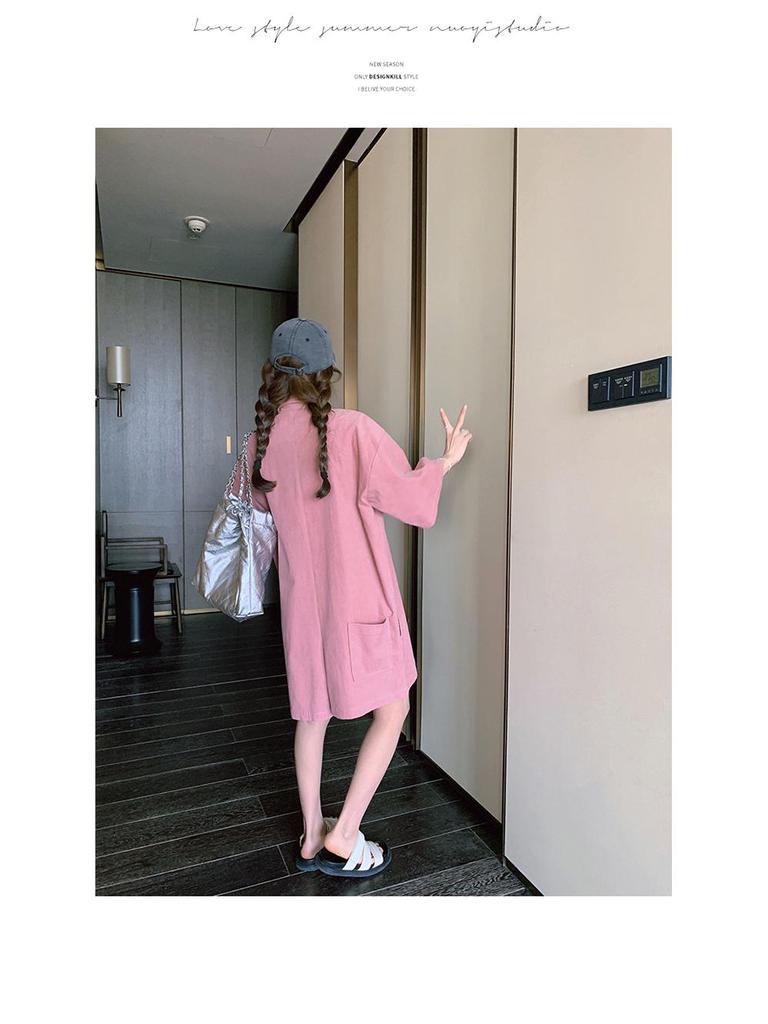 2025 Pink Short-Sleeve Summer Overalls - Women's Korean Style Slim Fit