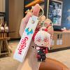 Portachiavi in ​​silicone con simpatico personaggio di Genshin Impact, adorabile statuetta in PVC per borse e telefoni.