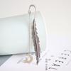 Vintage Metal Feather Bookmark For Reading Gifts Decorative Page Holding Accessory