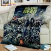 TWD The Walking Dead Rick Horror TV Blanket,Soft Throw Blanket for Home Bedroom Bed Sofa Picnic Travel Office Cover Blanket Kids