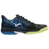 Mizuno Wave Exceed Tour 5 Low Tennis Shoes Unisex Sneakers Black Blue Yellow 61GA227040