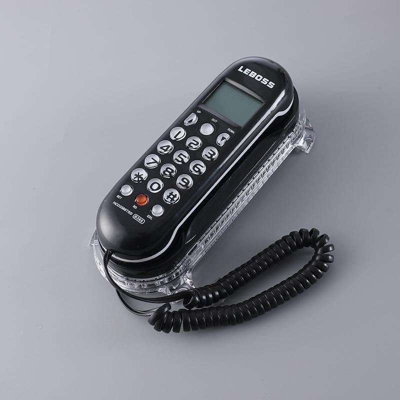 LeBos B365 Compact Wall Phone with Caller ID for Hotel or Office
