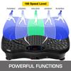 Vibration Plate Exercise Machine with LCD, 3-Level Massage, Bluetooth, USB Music & Smart Watch – 350Lbs Capacity Full Body Fitness Platform