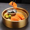 Stainless Steel Cold Tray, Appetizer Cold Plate with Ice Platter, Party Ice Tray, Food Fruit Cooled Shrimp Cocktail Plate