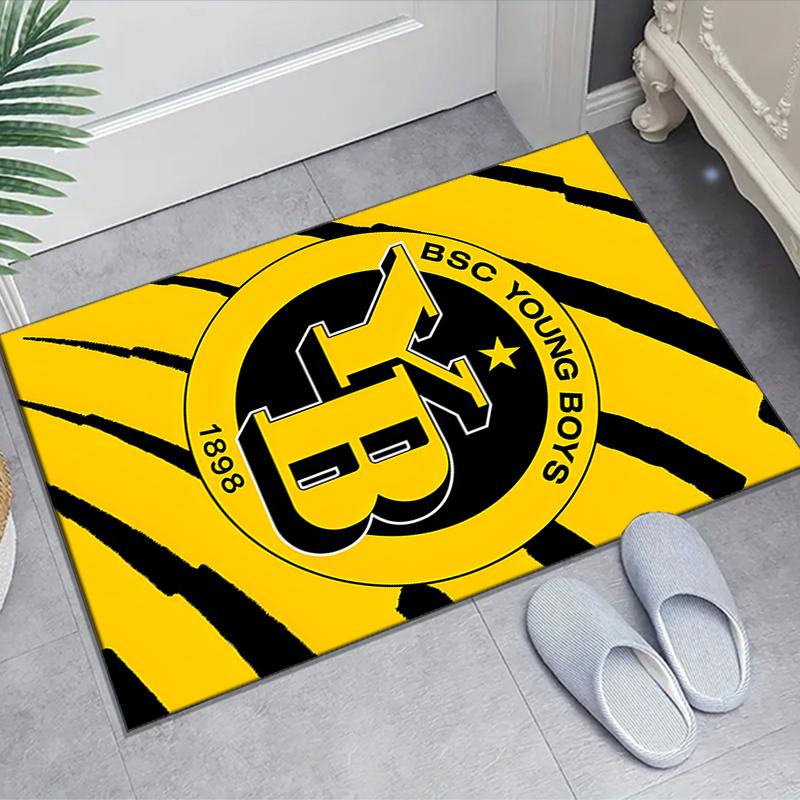 1pc Football Team Design Area Rug - Non-Slip, Soft & Cozy Floor Mat for Living Room, Bedroom, Office - Indoor/Outdoor Decorative Carpet