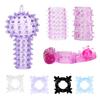 Male Silicone Vibration Penis Condom Sleeve Ring Delay Ejaculation Adult Sex Toy