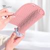 Curling Iron Heat Resistant Mat Anti-slip Silicone Rectangle Portable Flat Iron Hair Straightener Hair Styling Hot Tools Travel Heat Pad Protector