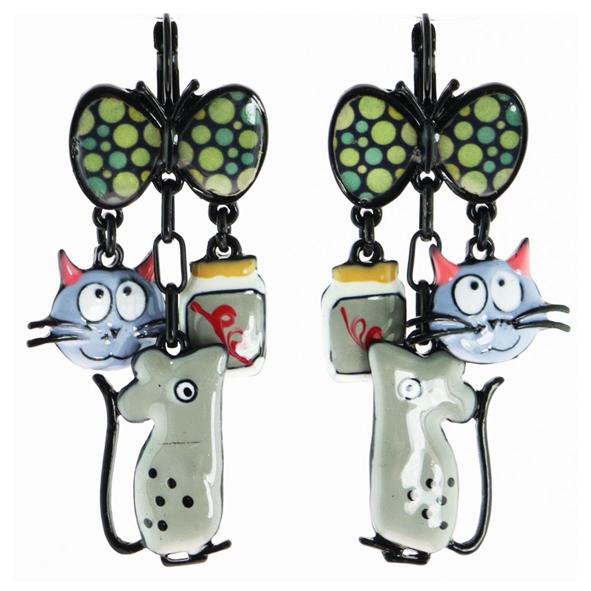 

Les Trésors De Lily [R6114] - дизайнерские слипы Lilipoupettes (кошка-мышь) серый - 50х25мм