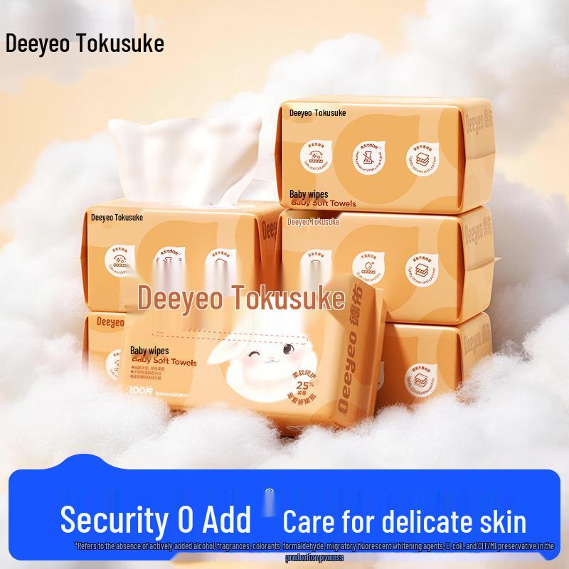 DeYou Baby Soft Cotton Dry & Wet Wipes