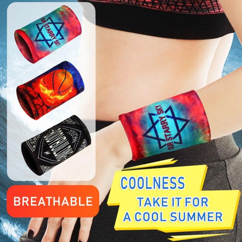 Buy Cooling Wristbands Athletic Exercise Wrist Sweatband Ice Cooling