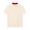 GUCCI Men Contrast Collar Logo Short Sleeve Polo Navy 574086-XJA6C-9244