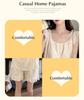 2026 Women's Cloud Cotton Camisole Pajama Set with Built-in Bra, Princess Style