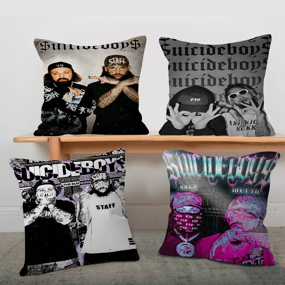 Hip Hop S-Suicideboys G59 Personalized Pillow Cover Kids Bedroom Wild Party Decor Pillowcase Kid Birthday Shower Gift