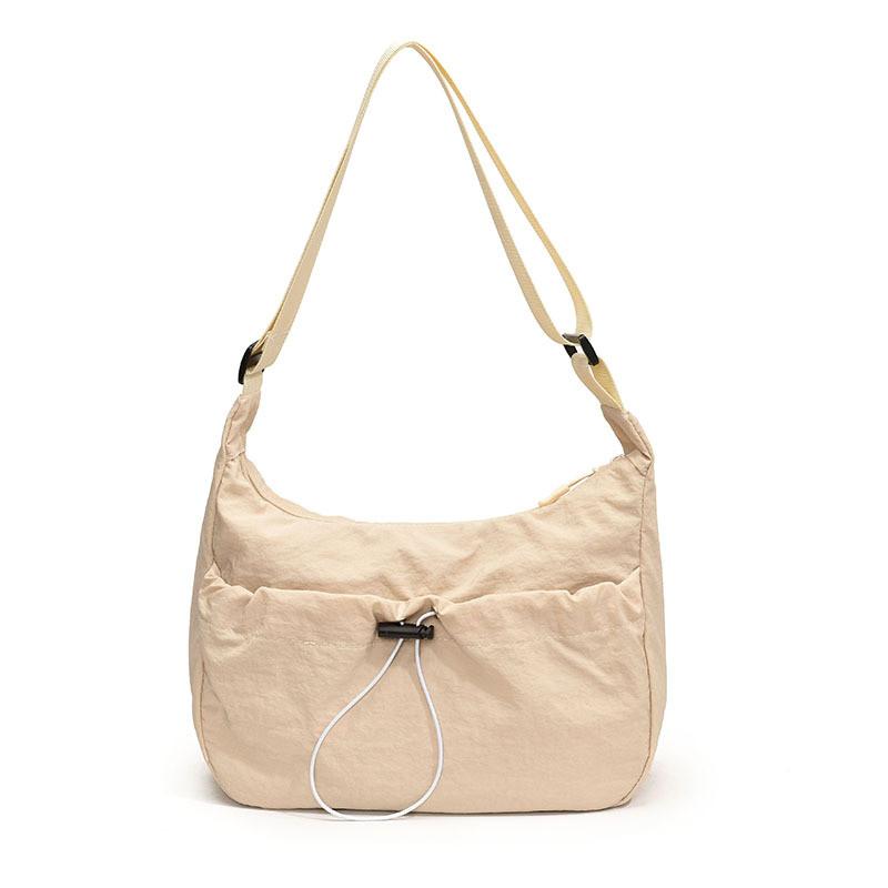 Nylon Tote Bag For Travel And Casual Wear With Waterresistant Material And Large Capacity