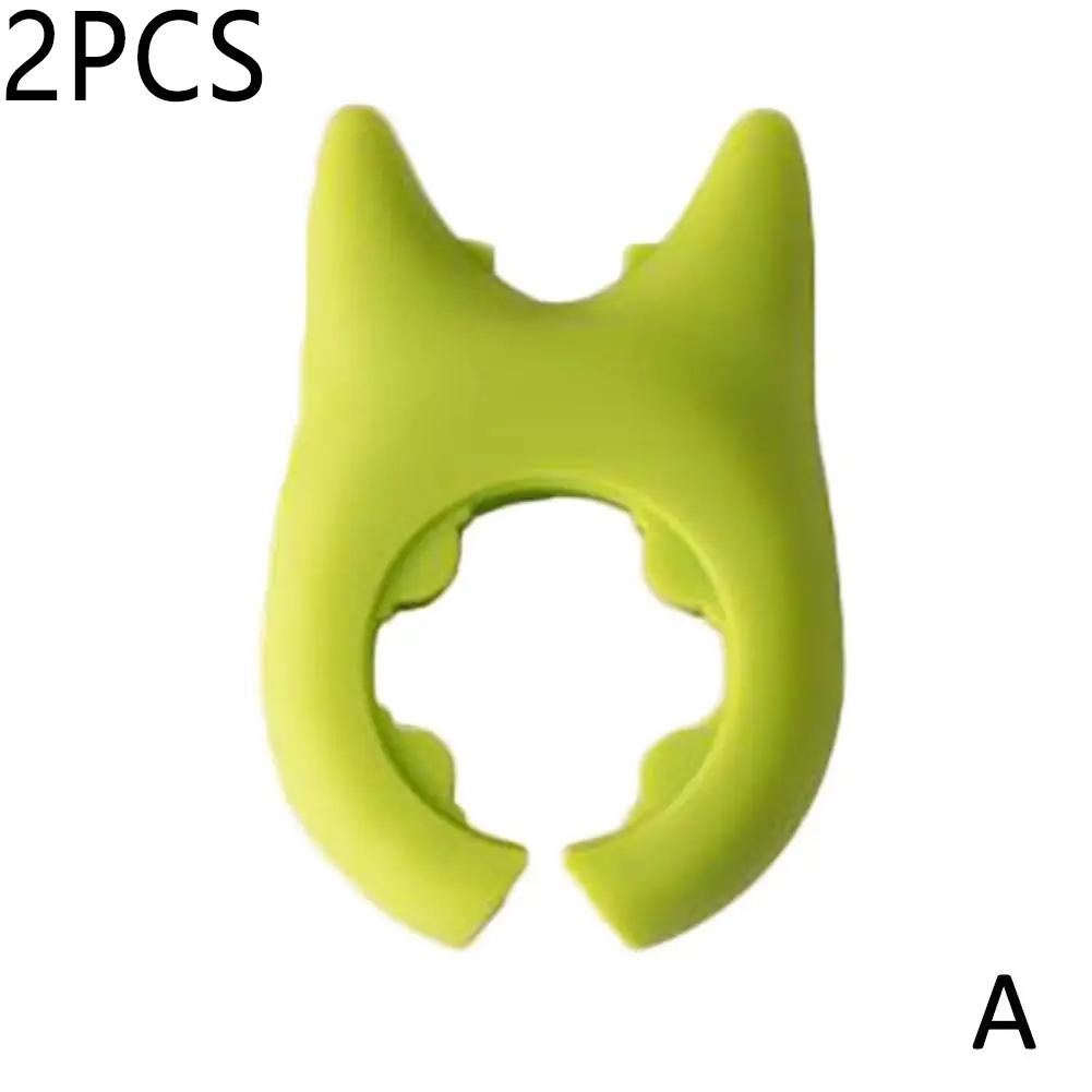 1/2PCS Multifunctional Silicone Spatula Holder, Anti-Spill Tong, Cartoon Shapes Anti-Scald Spoon Holder, Kitchen Gadgets