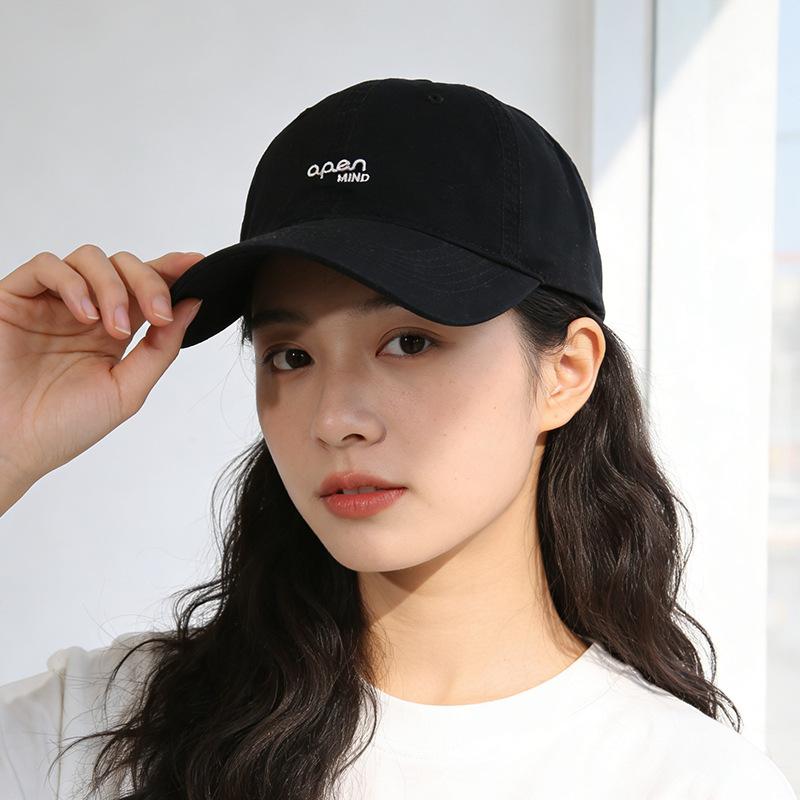 

2026 new Korean versatile atmosphere cap with a small face and a large brim for sunshade and sun protection M（56-58cm）