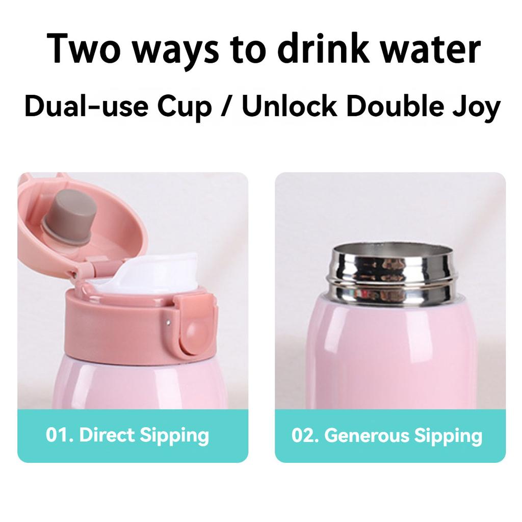 200ML/350ML Mini Thermos Cup Stainless Steel Pocket CupVacuum Flask  Travel Thermal Coffee Mug Insulated Cup Sport Water Bottle