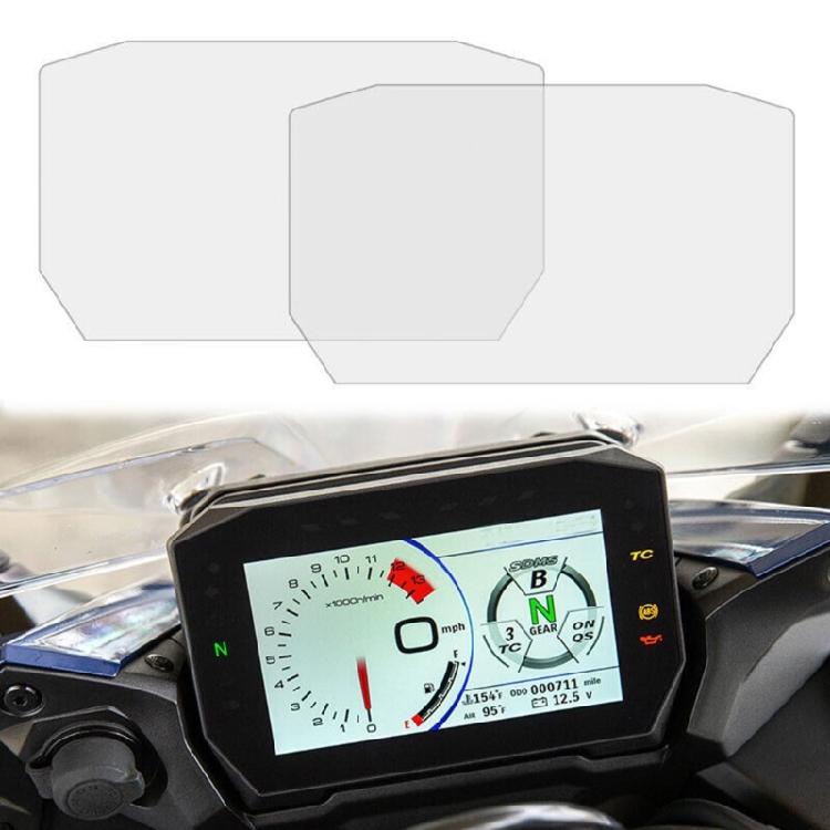 Clear TPU Dashboard Screen Protector Cluster Instruments Protector Film 2pcs For Bike Car Motorcycles Easy Application