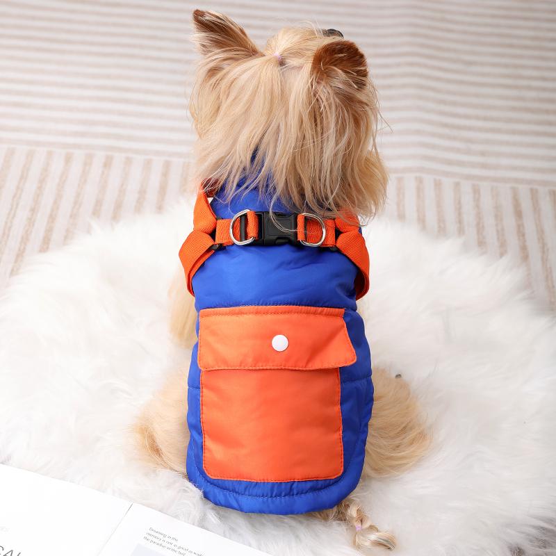 Autumn Winter Dog Warm Jacket Fashion Pet Clothes Windproof Coat XS-2XL Pets Vest for Small Medium Large Dogs Outfit Chihuahua Yorkie Pets Supplies